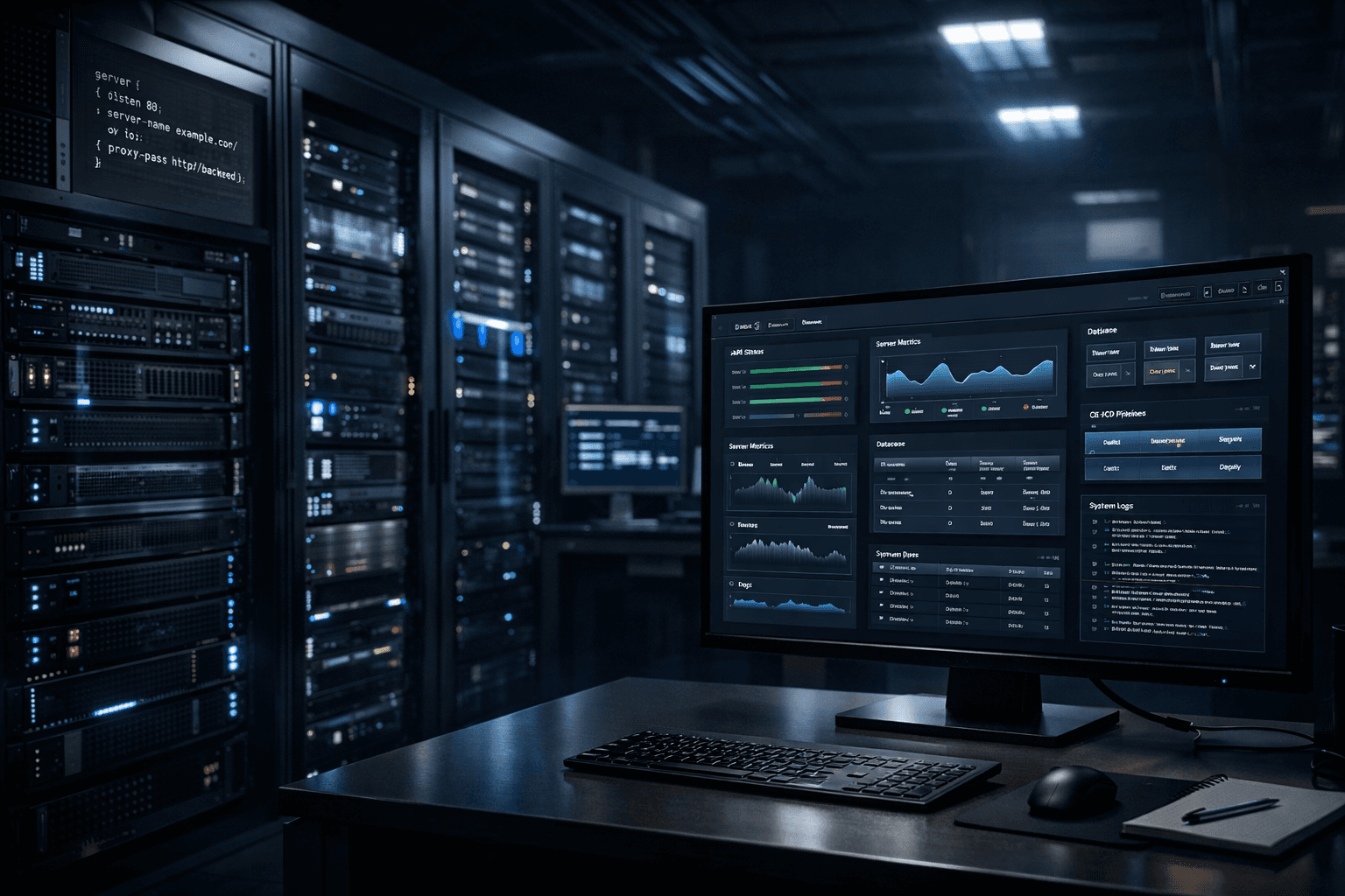 Sunucu, Backend & DevOps